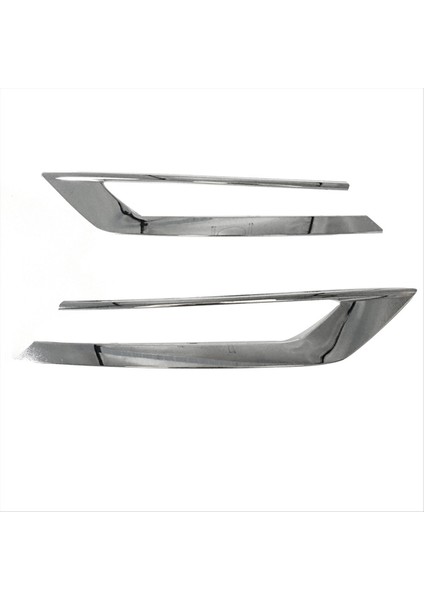 1paır Araç Ön Alt Tampon Krom Trim Şerit Kapağı 31663515 31663514 Volvo XC90 2019-2022 31663539 31663540 (Yurt Dışından)