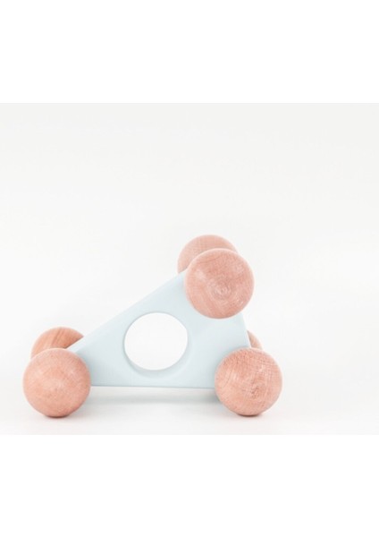 El Yapımı Mavi Ahşap Üçgen Araba Çocuk Oyuncağı fiyatları