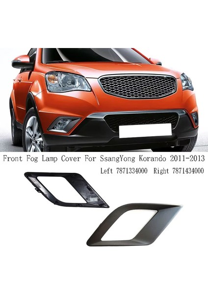 Ön Sis Lambası Kapağı Gündüz Çalışan Işık Koruyucusu Ssangyong Korando 2011-2013 Sağ 7871434000 (Yurt Dışından) modelleri