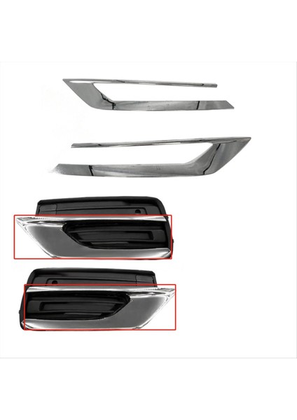 1paır Araç Ön Alt Tampon Krom Trim Şerit Kapağı 31663515 31663514 Volvo XC90 2019-2022 31663539 31663540 (Yurt Dışından) indirimleri