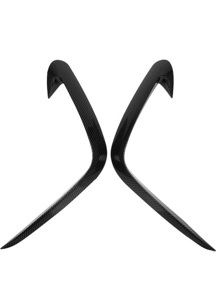 Hyundai Tucson Için Nx4 2020 2021 Ön Sis Lamba Lambası Kapağı Trim Tampon Kalıp Garness Kaş Göz Kapağı Karbon Fiber (Yurt Dışından)