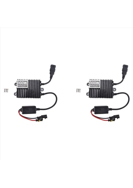 2x 12V Slim 100W Hıd Balast Yedek Xenon Işık Balast Hızlı Başlangıç Ultra Direkt (Yurt Dışından)