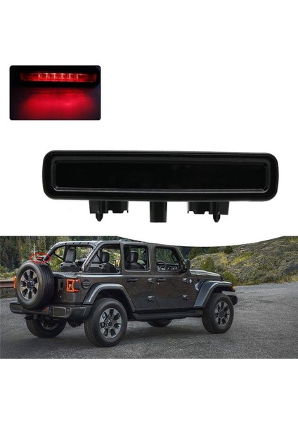 Araba LED Üst Düzey Montaj Arka Fren Işığı Jeep Wrangler Için Üçüncü Tail Sinyal Lambası Jl 2018-2019 (Yurt Dışından) fırsatları