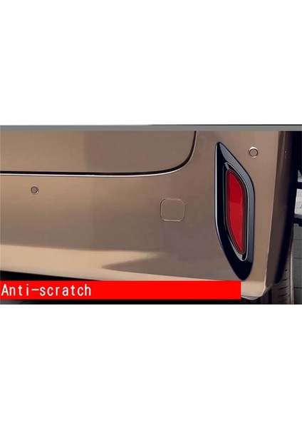Toyota Alphard 40 Serisi 2023+ Otomobil Aksesuarları Için Araç Parlak Siyah Arka Tail Sis Light Lamba Çerçevesi Kapak Döşeme (Yurt Dışından) indirimleri