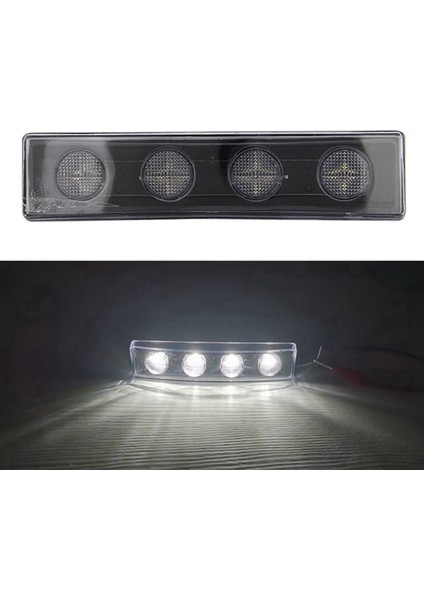 4x 24V Beyaz LED Işıklar Scania Kamyon Üst Güneş Vizör Sinyal Işık Scania Köşe Işıkları Yedek Parçalar 1798980 1910437 (Yurt Dışından) indirimleri