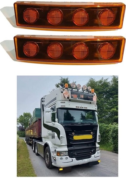 Scania Için 24V LED Güneşlik Lambası Sinyal Lambası Üst Aydınlatmaları (Yurt Dışından) fiyatları