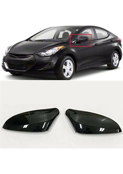 Hyundai Elantra Md 2011-2016 Için Arka Ayna Kapağı + LED Sinyal Lambası (Yurt Dışından)