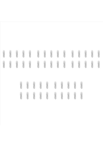 50PCS T5 17 86 206 286 Halojen Ampul Araç Gösterge Paneli Lamba Otomatik Gösterge Tablosu Lambası 1 2W 12V Işık Kaynak Sıcak Beyaz (Yurt Dışından)