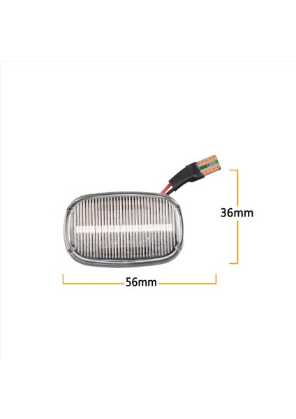 4x Araç Dinamik LED Yan Işaretçi Işık Turn Sinyal Toyota Corolla Celica T19 T20 23 Rav4 Avensis Starlet Prius (Yurt Dışından) fırsatları