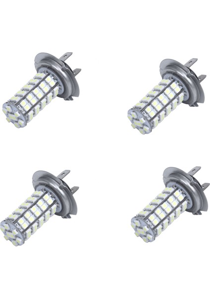 4 x H7 Ampul Lambası 3528 Smd 68 LED Beyaz 12V Araç Otomatik Işık (Yurt Dışından) indirimleri