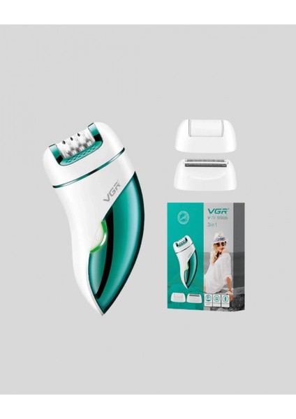 Ieg® Profesyonel 3 In 1 Epilasyon Cihazı LED Aydınlatmalı Suya Dayanıklı Şarjlı Vgr Epilatör fiyatları