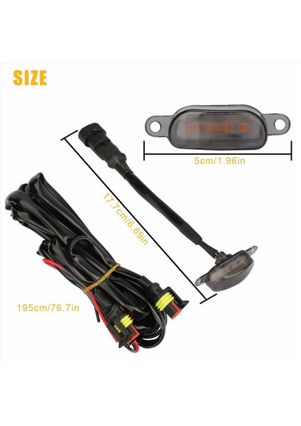 Ford F-150 Raptor Için 30X Füme Lens Amber LED Ön Izgaralar Koşu Lambaları (Yurt Dışından) modelleri