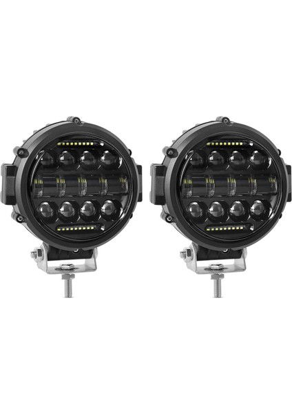 2x Yuvarlak LED Iş Işığı 60W Taşkın Noktası Combo Işın LED Işık Gündüz Kamyon Suv Için Yol Sürüş Işıkları (Yurt Dışından)