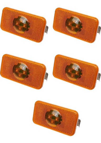 5x 24V Araba Kamyonu LED Yan Işaretçi Işık Amber Gösterge Lambası 4 Volvo Kamyonlar Için LED Fm/fh (Yurt Dışından)