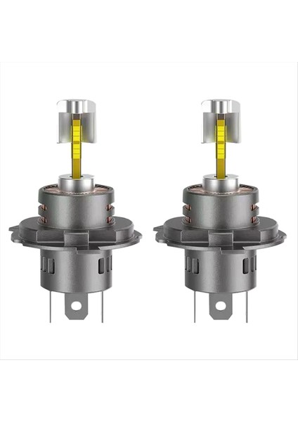 1paır H4 LED Ampul 360 4 Taraflı 1 1 H4 Hi-Low Beam 6000K Araç Aksesuarları Için Fiş ve Oynat (Yurt Dışından)