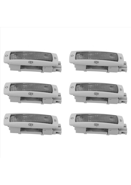 6x Araba Harita Dome Light 3B0947291 B Volkswagen Golf Passat Tiguan Caddy Skoda Gray (Yurt Dışından)