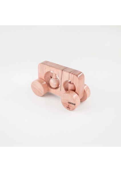 Doğal Ahşap Dikdörtgen Araba Dekorasyonu, Sevimli ve Şık Tasarım