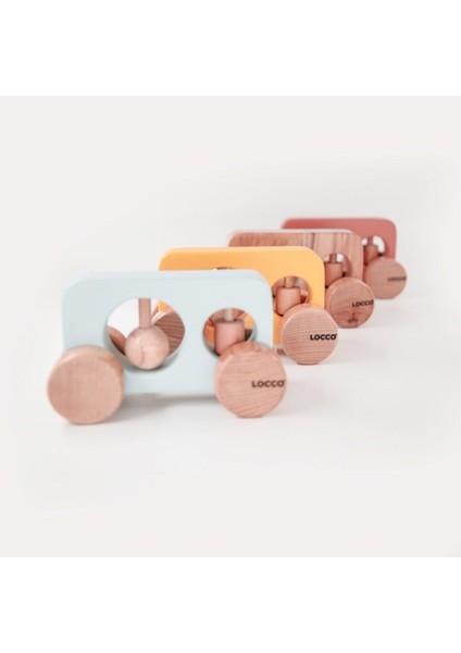 Doğal Ahşap Dikdörtgen Araba Dekorasyonu, Sevimli ve Şık Tasarım indirimleri