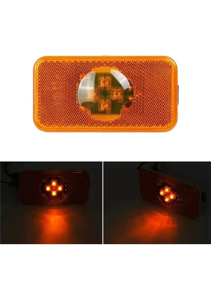8x 24V Araba Kamyonu LED Yan Işaretçi Işık Amber Gösterge Lambası 4 Volvo Kamyonlar Için LED Fm/fh (Yurt Dışından) indirimleri