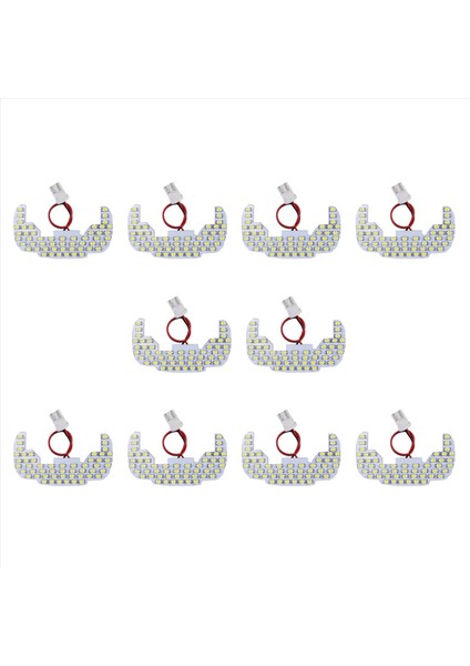 Suzuki Için 10X Jimny JB23 JB33 JB43 JB53 1998-2018 Iç Lambalar Kubbe Haritası Çatı Işıkları LED Okuma Lambası Kanbus Ampulleri (Yurt Dışından)