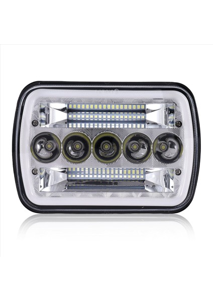 5X7INCH 7X6INCH LED Far Far Hi-Lo Işın Halo Drl Jeep Cherokee Xj Wrangler Yj (Yurt Dışından)