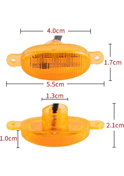12X [fiş ve Oynat] Araba LED Ön Izgara Füme Amber Işık Gündüz Koşu Işıkları Lamba (Yurt Dışından) indirimleri