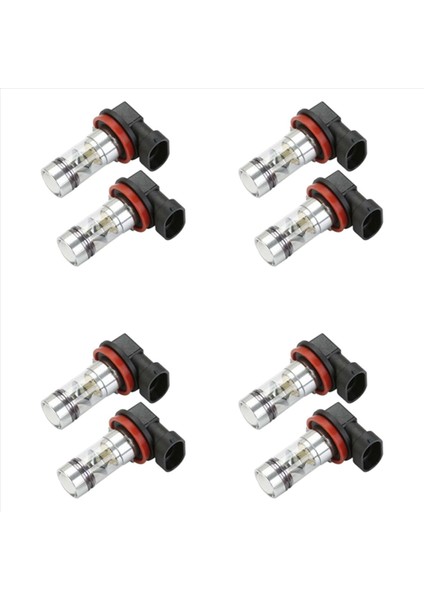 8x H8 H11 H16 6000K Beyaz 100W Güçlü LED Sis Fark Sürüş Ampulü Drl (Yurt Dışından)