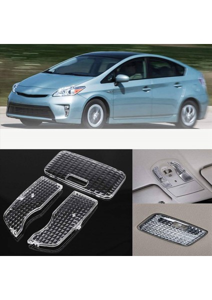 6pcs Araba Kristal Berraklığında Iç Harita Toyota Prius Için Işık Okuma Işık Kapağı 2010 - 2015 (Yurt Dışından) fırsatları