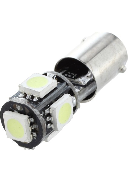 2x Ampul 5 LED 5050 Smd BA9S H6W T4W Beyaz Odb Anti Hata Kodu Lambası (Yurt Dışından) fırsatları