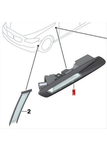 1paır LED Yan Işaretçi Işık Dönüş Sinyal Lambaları Bmw F10 F11 F18 550I 535I 528I Sedan 11-2013 63137154167 63137154168 Bir (Yurt Dışından) fiyatları