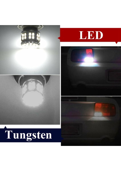 10PCS 6000K Beyaz 1157 50SMD Kayalı Fren LED Işıklar Ampul BAY15D 12V (Yurt Dışından) indirimleri
