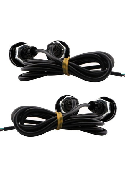 20 Adet Araba 12V 23MM Çift Renk Geçiş 4014 12 LED Drl Eagle Göz Gündüz Işığı (Yurt Dışından) fiyatları