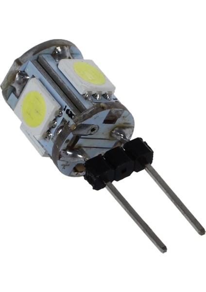 2 Pc Dikey Pin G4 Base Beyaz 5050 Smd 5 LED Ampli Işık Lamp (Yurt Dışından) modelleri