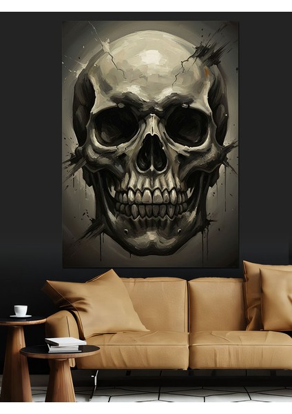 Kurukafa Siyah Beyaz Sanat Dekoratif Kanvas - Mdf Ahşap Tablo fırsatları