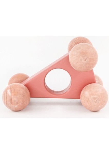 Ahşap Üçgen Araba, Renkli ve Şık Çocuk Oyuncağı fiyatları