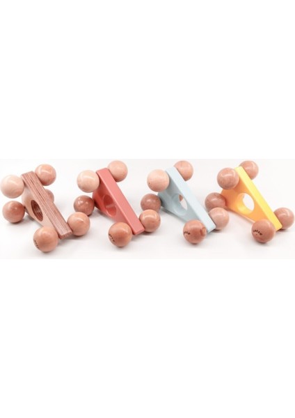 Ahşap Üçgen Araba, Renkli ve Şık Çocuk Oyuncağı fırsatları