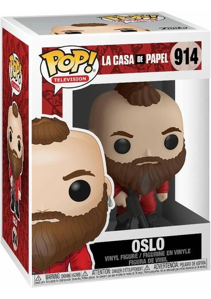 Pop! Tv Money Heist Oslo #914 Vinyl Figure Funko