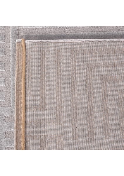 Şık Tasarımlı Gümüş Salon Oturma Odası Yolluk Jüt Halı indirimleri