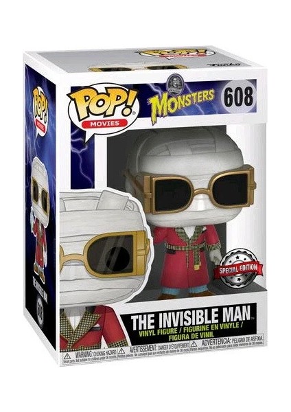 ! Movies Universal Studios Monsters #608 The Invisible Man - New, Mint