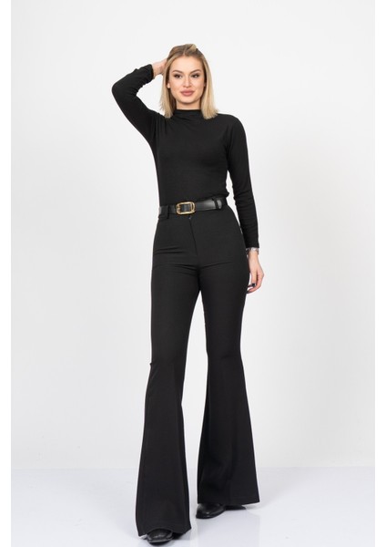 Elitecontour High-Waist Flare Atlas Pantolon 30139