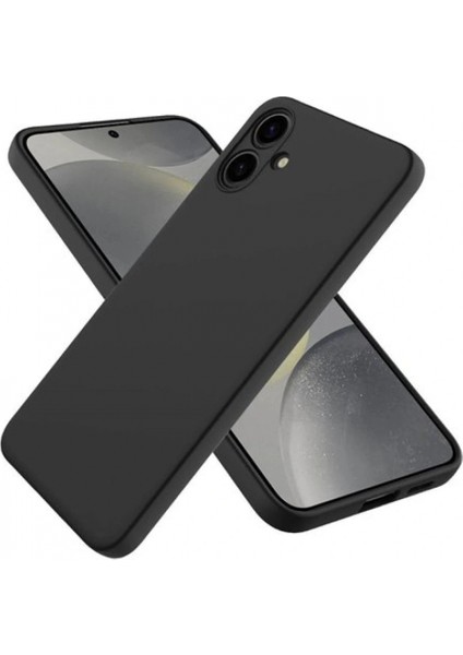 Samsung Galaxy A06 Kılıf First Silikon - Siyah