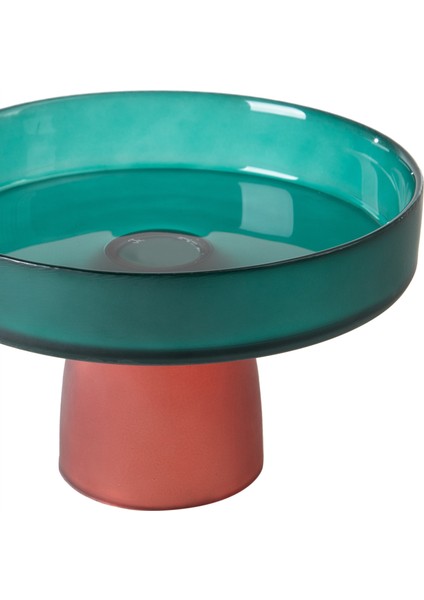 COLORS AYAKLI CAM SUNUM 18CM- YEŞİL indirimleri