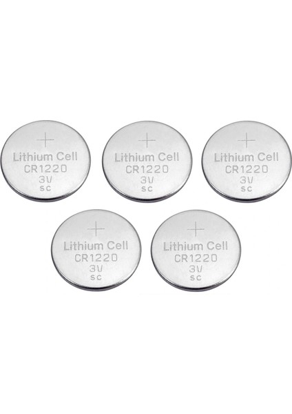 Yuma CR1220 Süper Lityum 3V 5’li Kart Düğme Pil fiyatları