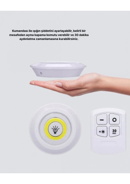 Ieg Dekoratif ve Pratik 3’lü Kumandalı Spot LED Aydınlatma fırsatları