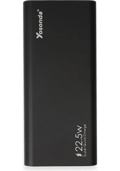 Yosonda A51 20.000 Mah Powerbank - Siyah