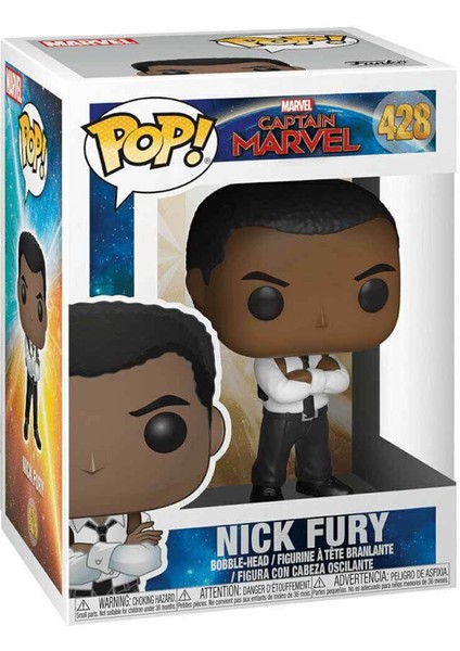 Pop! Marvel Captain Marvel: Nick Fury #428 Vinyl Figure Funko