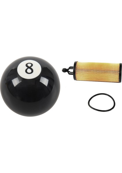 Evrensel Araba Otomatik Siyah 8 Top Dişli Vites Değiştirici Düğmesi Yağ Filtresi Araba Yağ Filtresi (Yurt Dışından)