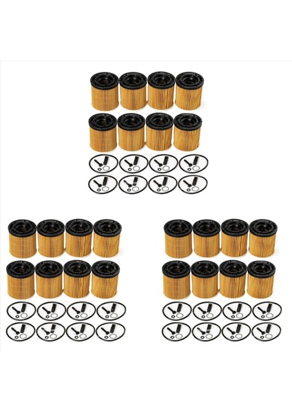 Hyundai Elantra Için Kia K3 Rio 1 6l Için 24PCS 1 5l Yağ Filtresi Mühürlü Assy 26350-2M000 263502M000 26350 2M000 (Yurt Dışından)