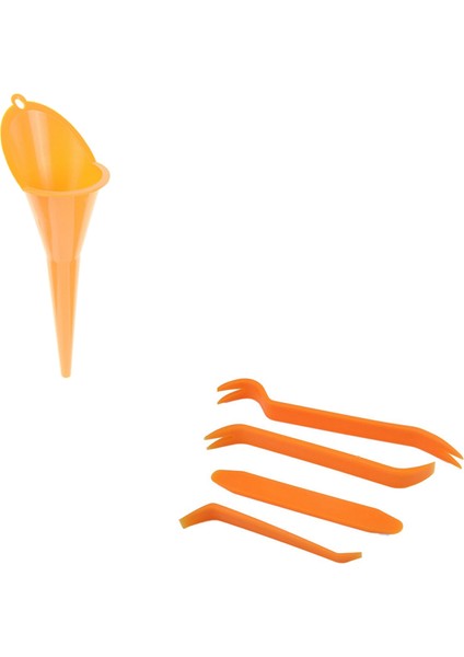 1 Set Otomatik Kapı Çıkarma Pry Açık Araçlar Kit ve 1 Set Çok Functurm Araba Yakıt Hunisi Sarı (Yurt Dışından) fırsatları
