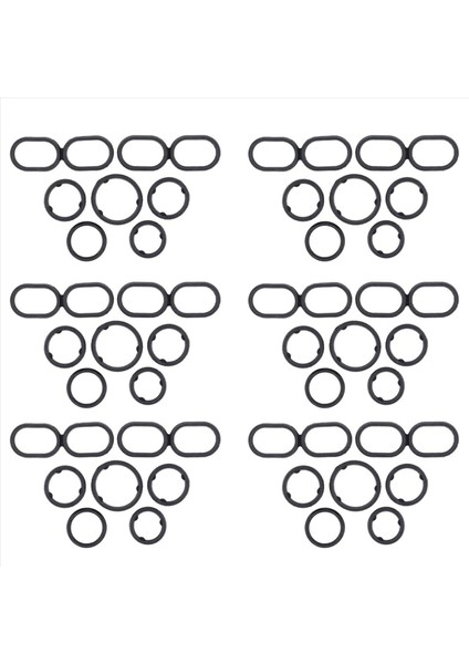 6x Yağ Soğutucu Filtre Muhafaza Adaptörü Yıkayıcı 68191356AA Jeep Wrangler Grand Cherokee 2014-2023 Sızdırmazlık Conta (Yurt Dışından)